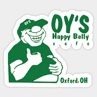 Oy's Happy Belly Cafe Sticker